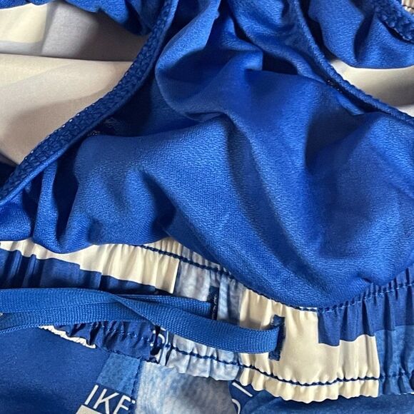 Nike Blue Green Athletic Short Built in Brief Dr--fit Small - Picture 9 of 11